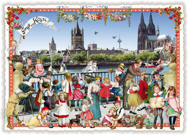 *EDITION TAUSENDSCHÖN*Weihnachten*Postkarte*Städte*Köln*A6*