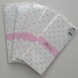 Natural Pattern Envelopes (Red Hearts on White) Natural Pattern Envelopes (Red Hearts on White)
