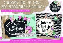 Studio Light A5 Die Cut Block | Handlettering Cards Studio Light A5 Die Cut Block | Handlettering Cards
