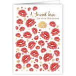 Greeting Card - A thousand kisses on your birthday Greeting Card - A thousand kisses on your birthday