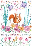 Mila Marquis Double Card | Happy Birthday (Squirrels) Mila Marquis Double Card | Happy Birthday (Squirrels)