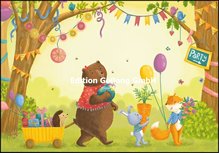 Tatjana Beimler Double Card | Happy Birthday (Animals) Tatjana Beimler Double Card | Happy Birthday (Animals)