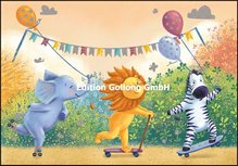 Tatjana Beimler Double Card | Happy Birthday (Animals) Tatjana Beimler Double Card | Happy Birthday (Animals)