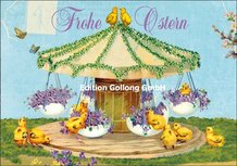 Carola Pabst Double Card | Happy Easter (egg carousel) Carola Pabst Double Card | Happy Easter (egg carousel)