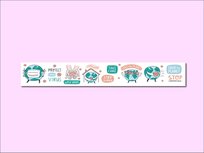 Washi Tape | VIRUS WASH HANDS - Only Happy Things Washi Tape | VIRUS WASH HANDS - Only Happy Things