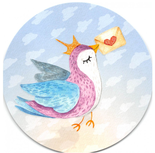 Round Postcard Edition Tausendschoen | Love Letter Round Postcard Edition Tausendschoen | Love Letter