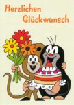 Postcard Krtek - Der kleine Maulwurf - Herzlichen Glückwunsch (the little mole) Postcard Krtek - Der kleine Maulwurf - Herzlichen Glückwunsch (the little mole)