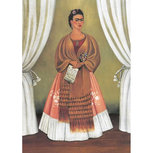 Postcard Frida Kahlo - Between the Curtains, 1937 Postcard Frida Kahlo - Between the Curtains, 1937