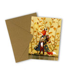 Picking mushrooms - Postcard with envelope by Esther Bennink Picking mushrooms - Postcard with envelope by Esther Bennink