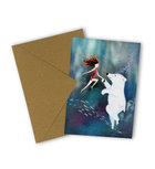 Under water dance - Postcard with envelope by Esther Bennink Under water dance - Postcard with envelope by Esther Bennink