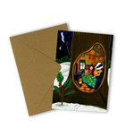 Winter tea time - Postcard with envelope by Esther Bennink Winter tea time - Postcard with envelope by Esther Bennink