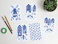 Postcard Set Watercolor Holland by Heleen van den Thillart Postcard Set Watercolor Holland by Heleen van den Thillart