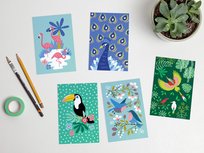 Postcard Set Birds by Heleen van den Thillart Postcard Set Birds by Heleen van den Thillart