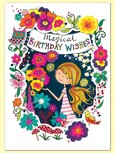 Rachel Ellen Designs Postcards - Wonderland - Magical Birthday Wishes - Midnight Garden Rachel Ellen Designs Postcards - Wonderland - Magical Birthday Wishes - Midnight Garden