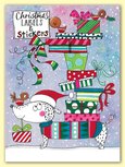 Rachel Ellen Designs - Sausage Dog and Presents - Christmas Labels and Stickers Rachel Ellen Designs - Sausage Dog and Presents - Christmas Labels and Stickers