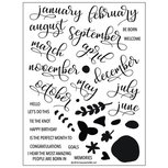 Clear Stamps Set - Handlettering | All Year Long Stamp Set Clear Stamps Set - Handlettering | All Year Long Stamp Set