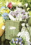 Inge Look Nr 120 Postcard Garden | Flowers in mailbox Inge Look Nr 120 Postcard Garden | Flowers in mailbox