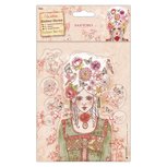 Santoro's Willow Colour Me In Rubber Stamps - Santoro - Marie-Antoinette Santoro's Willow Colour Me In Rubber Stamps - Santoro - Marie-Antoinette
