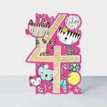 Rachel Ellen Designs Cards - Little Darlings - Age 4 Girl/Cats Rachel Ellen Designs Cards - Little Darlings - Age 4 Girl/Cats