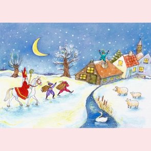 Ansichtkaart Geertje van der Zijpp | Vol verwachting