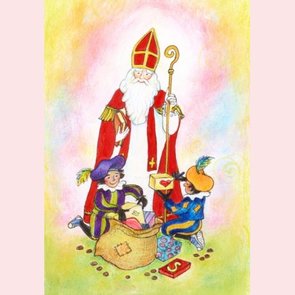 Ansichtkaart Geertje van der Zijpp | Sinterklaas