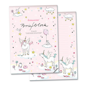 A4 Schreibblock - Einhorn