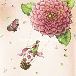 Nina Chen Postcard | Dahlia swing
