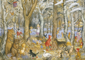 Postcard Molly Brett | Fairy Tale Wood