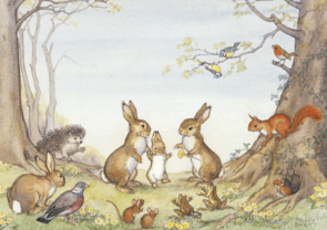 Postcard Molly Brett | The First Step of Spring