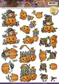 3D Cutting sheet - Yvonne Creation - Halloween - Pumpkins