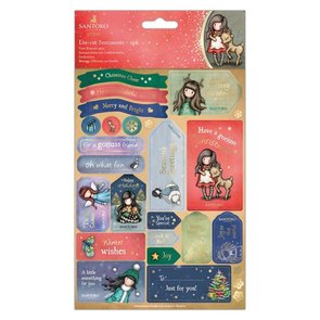 Gorjuss Die-Cut Sentiments - Santoro - Oh Deer
