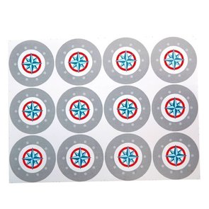 Sealing Stamp Stickers "Wind Rose"