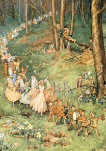 Postcard Margareth W. Tarrant | The Fairy Way