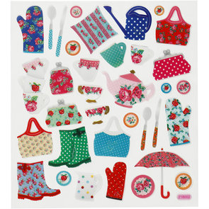 Seal Sticker with Glitter Foil | Garden Life