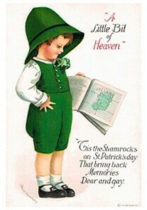 Victorian Postcard | A.N.B. - St. Patrick's Day A little bit of heaven
