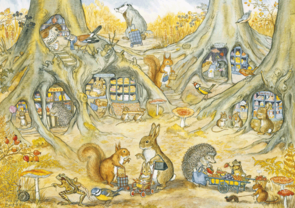 Postcard Molly Brett | Going Shopping