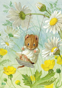 Postcard Racey Helps | The Swing