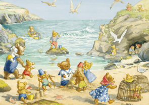 Postcard Molly Brett | Teddy Bear Beach