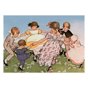Postcard | Ring-a-Ring-a-Roses