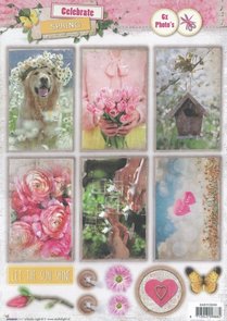Studio Light Easy 3D Die-cut sheet A4 | Celebrate spring