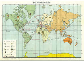 Postcard | The continents