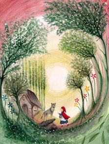 Postcard | Little Red Riding Hood