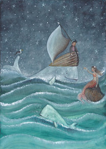 Postcard Bijdehansje | Mermaid