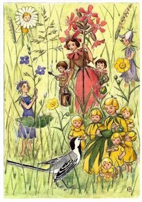 Elsa Beskow Postcard | Blomsterboda