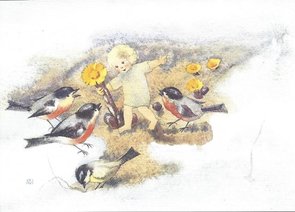 Postcard Mili Weber - Early Spring