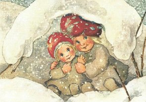 Postcard Mili Weber - Hidden