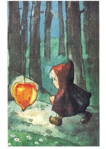 Postcard Mili Weber - Light my Way, Little Lantern