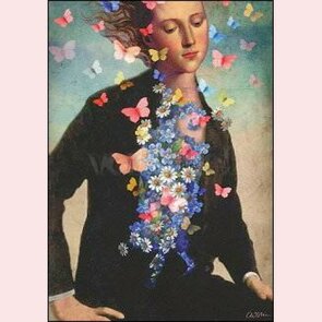 Postcard Catrin Welz-Stein - Spring awakening