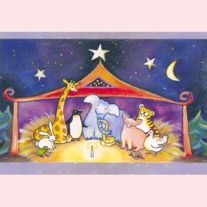 Postcard Geertje van der Zijpp | Christmas Night