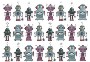 Gallery Cards Postcard | Robots - Leo Timmers